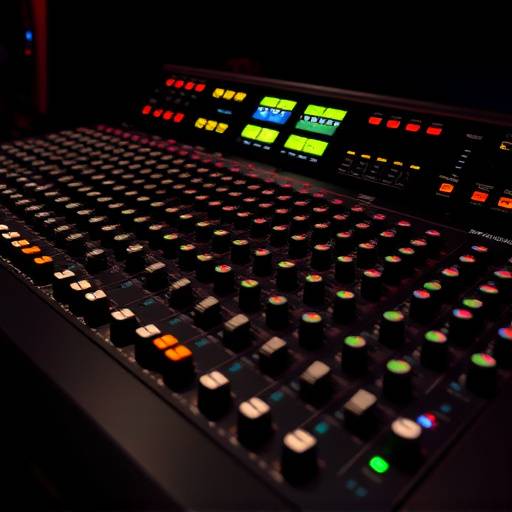 Console di missaggio audio professionale